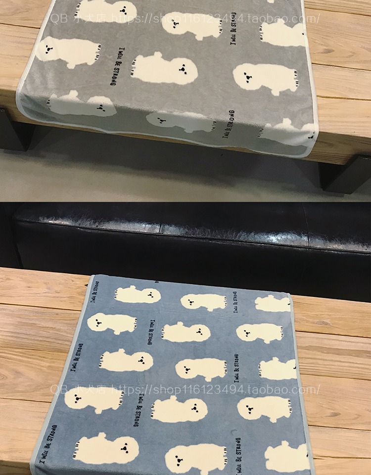 QB chó mèo bốn mùa chăn mùa xuân và mùa thu chó mat thú cưng schnauzer Teddy chó nhỏ điều hòa không khí là - Cat / Dog hàng ngày Neccessities bình nước gắn chuồng cho chó