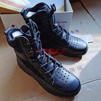 Summer War Boots Huahua 3515 (Strong Man) TA382-L Black Cowhide Outdoor Tactical Molded Military Boots