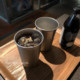 Korean style ins coffee shop iced latte coffee cup metal cold water cup cappuccino stainless steel popular milk cup