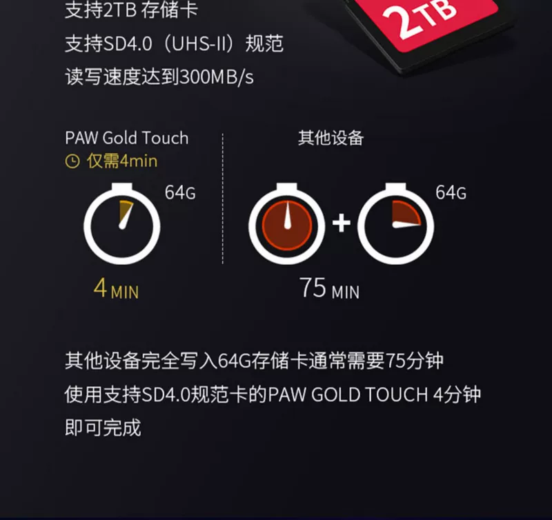 Letu PAW GOLD TOUCH Moju không phá hủy máy nghe nhạc HiFi gây sốt walkman xách tay - Máy nghe nhạc mp3