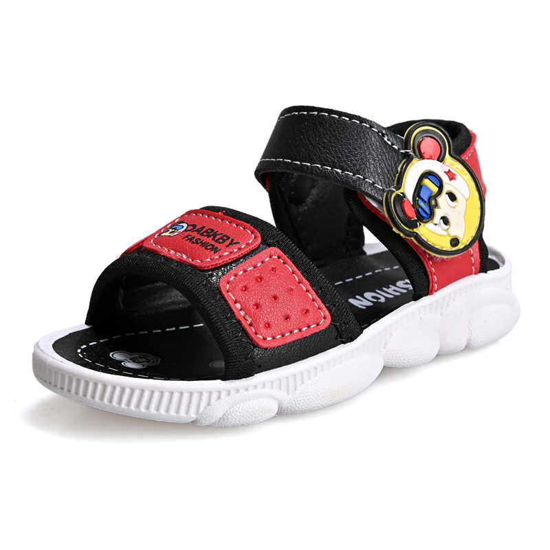2020 summer boy cartoon sandals, children's trend, soft sole baby sandals, boys non-slip beach shoes