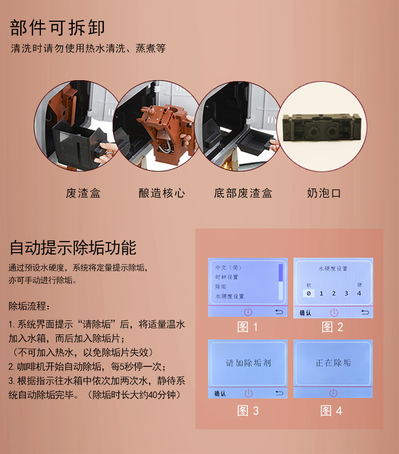 Máy pha cà phê nước tự động Merol 美 ME-817 - Máy pha cà phê máy pha cà phê espresso gia đình