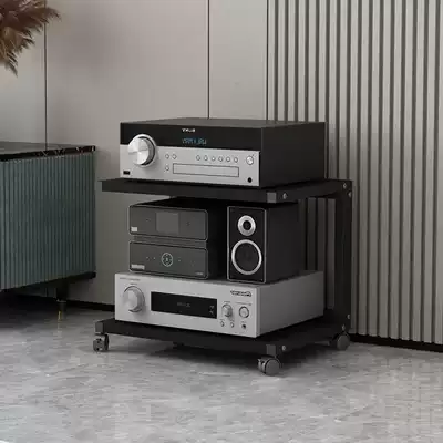 New creative bile machine bracket HiFi audio cabinet power amplifier storage layer rack audio-visual equipment cabinet CD Foot Shelf