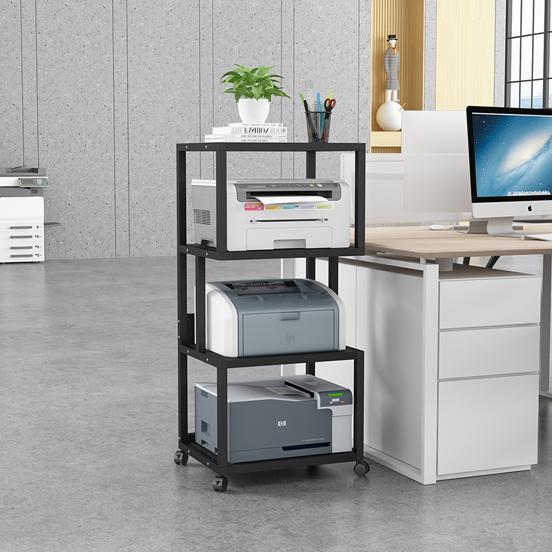 Print Table Rack photocopy Table Cabinet Power Release Machine Mobile Multilayer Landing Office Object Storage Containing Deck Shelf Main Frame