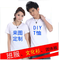  Solid color T-shirt round neck short sleeve mens and womens loose cultural shirt hand-painted T-shirt pure cotton DIY blank T-shirt printing customization