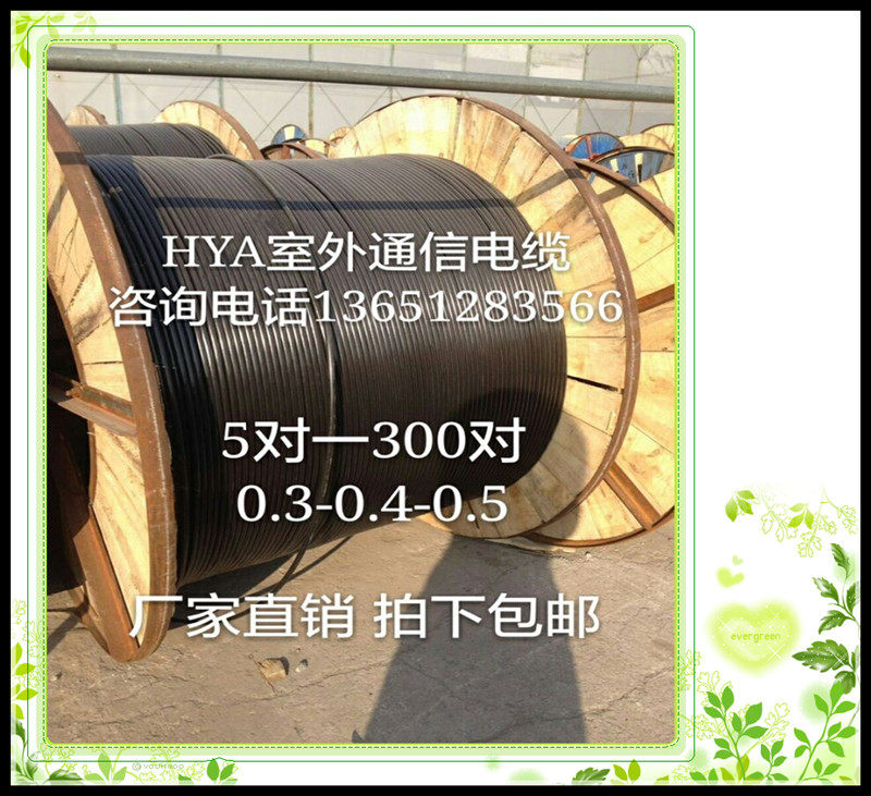 HYA outdoor large logarithmic communication cable telephone line 5 pairs 10 20 20 30 30 50 50 100 100 pairs 200300 pairs