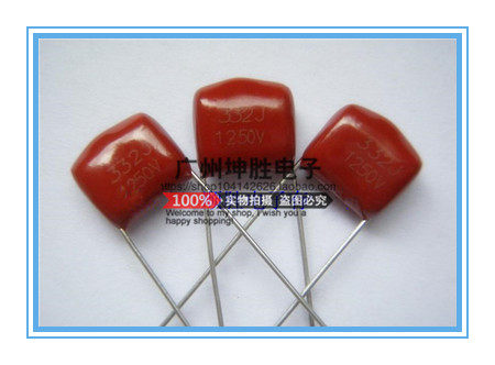 CBB capacitive 1600V332K metal film capacitor 1600V332J 3 3NF 3300PF 15MM foot distance