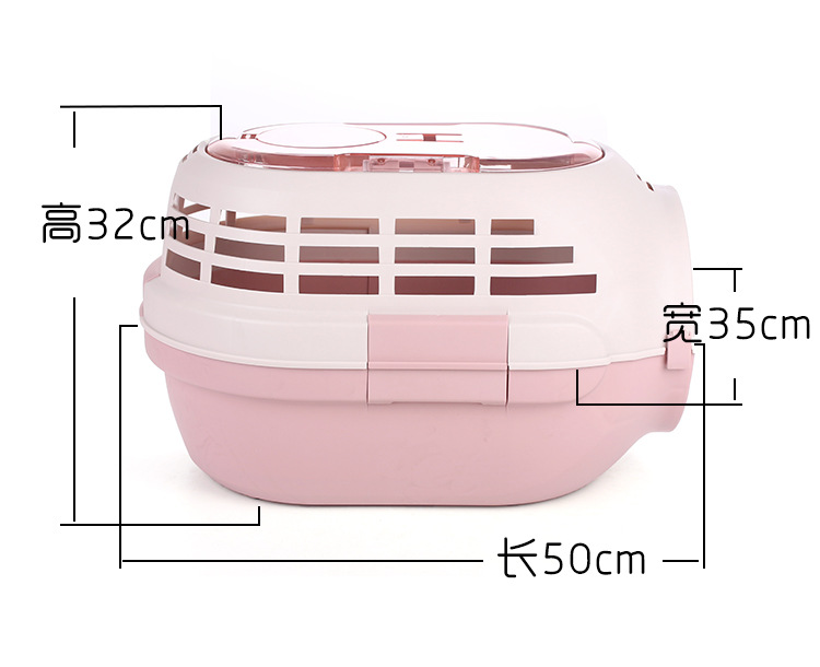 Pet hộp không khí chó mèo ra khỏi hộp vận chuyển hàng không hộp vận chuyển vali vận chuyển mèo thỏ lồng ra - Cat / Dog hàng ngày Neccessities 	bát đựng thức ăn cho mèo