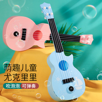 Net red bubble machine Childrens electric bubble blowing automatic 3-4-5 years old baby 6 puzzle 7 brain 8 toy girl