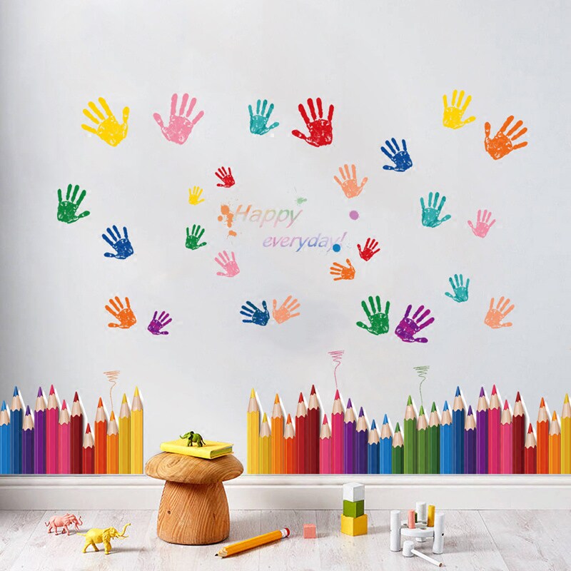 Usd 6 52 Studio Decoration Art Room Decoration Wall Decoration Creative Training Course Institutions Ring Wall Stickers Wall Stickers Self Adhesive Wall Stickers Wholesale From China Online Shopping Buy Asian Products Online