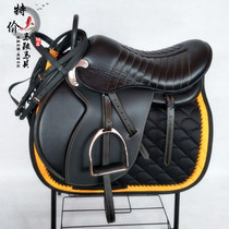 Multifunctional comprehensive endurance saddle long distance saddle endurance saddle wild riding saddle full set double belly belt British equestrian saddle