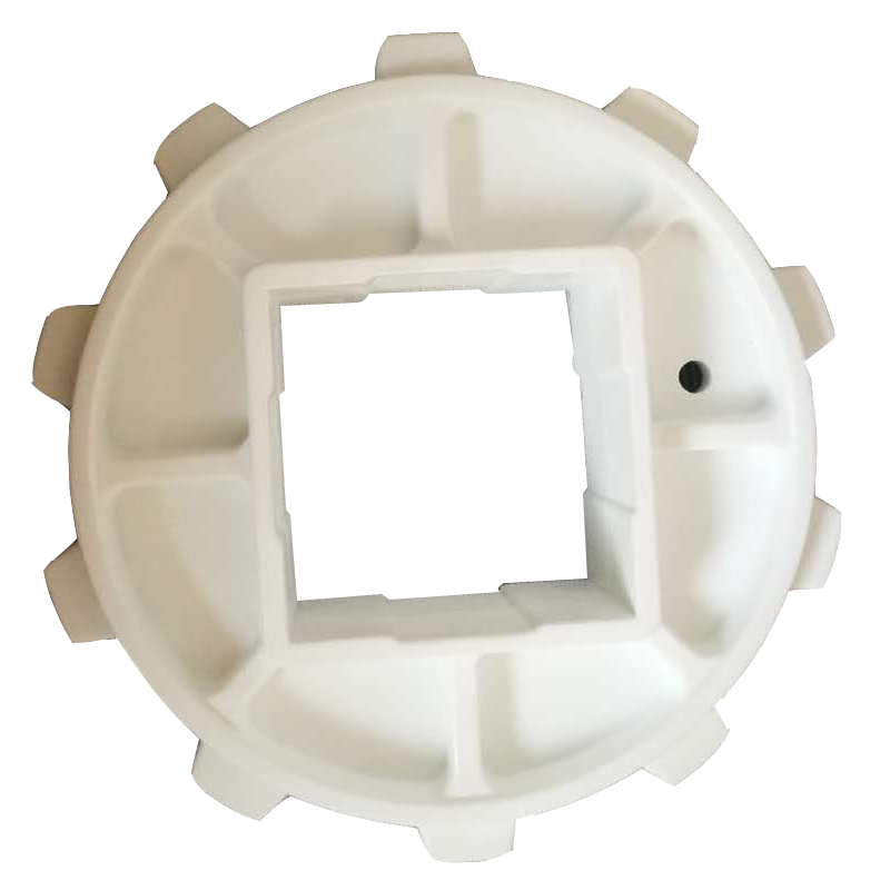 Opb Conveyor Belt Sprocket Plastic Mesh Belt Gear 8-Tooth Transmission Wheel Plastic Chain Plate 10-Tooth Round Hole Nylon Wheel Sprocket