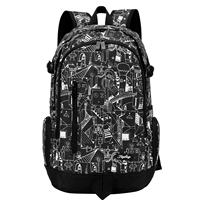 001 Машина черно -белая большая