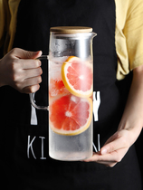 Cold Open Kettle Home High Temperature Resistant Glass Cool Kettle Upmarket Water Juice Zjug Large Capacity Bubble Teapot summer
