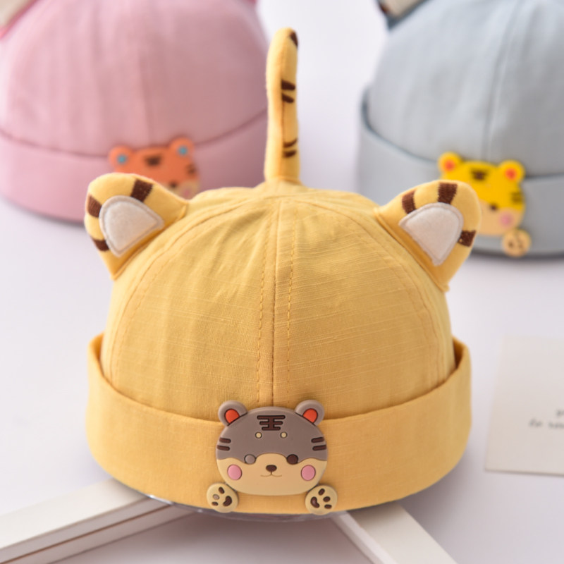 Baby hat Sharpay female baby Spring and autumn Men's Bab hat Baby Boy Scouts 6 1 December Thin Landowners Hat