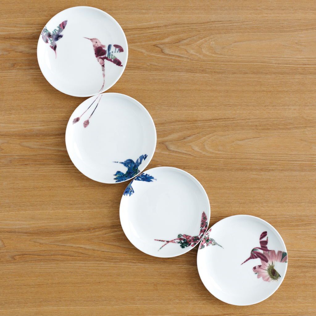 Loveramics love Mrs Flower on 14.50 cm home plate plate beefsteak plate and plate 4 times