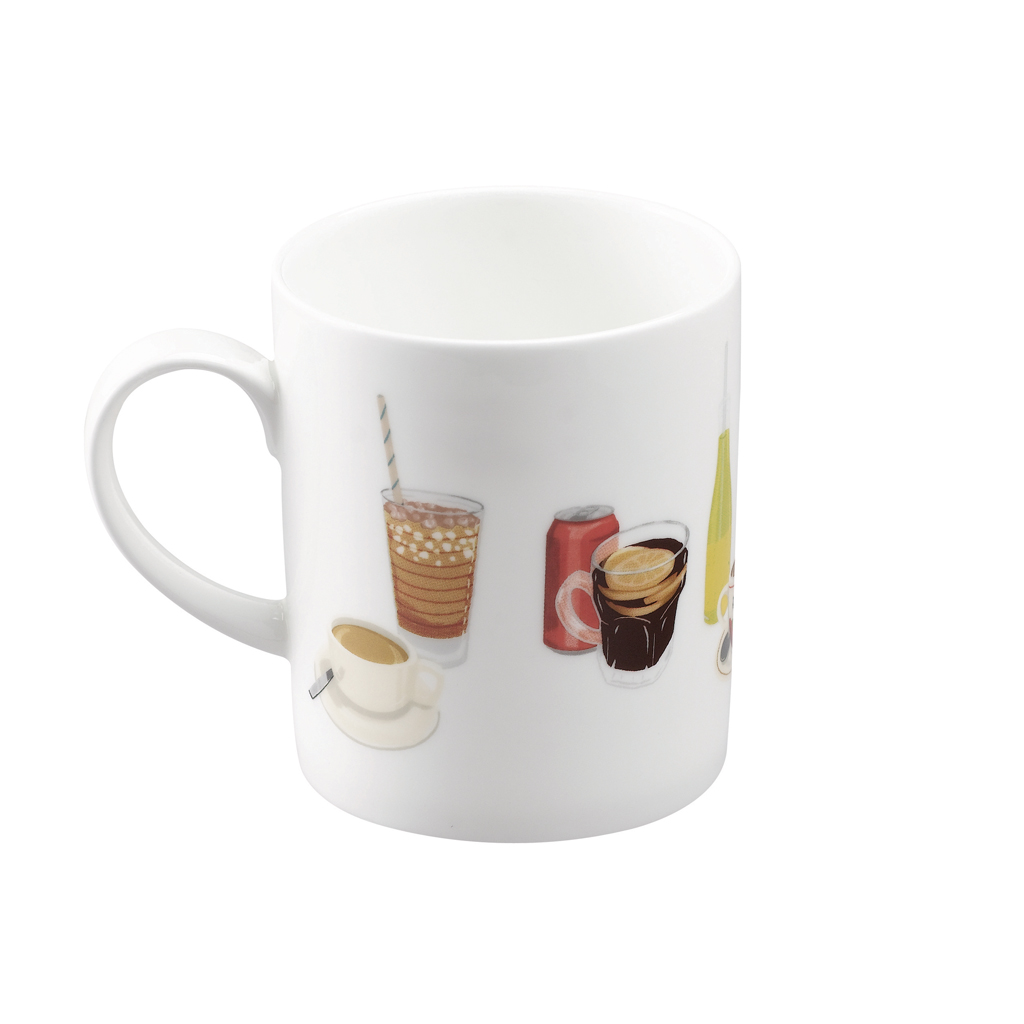 Loveramics love June I love mark cup three 380 ml glass of milk cup creative HK Drinks cup