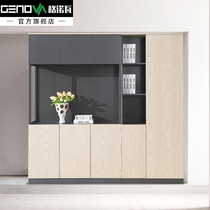 Genova office cabinet information cabinet minimalist modern archives cabinet floor cabinet high cabinet wooden office cabinet