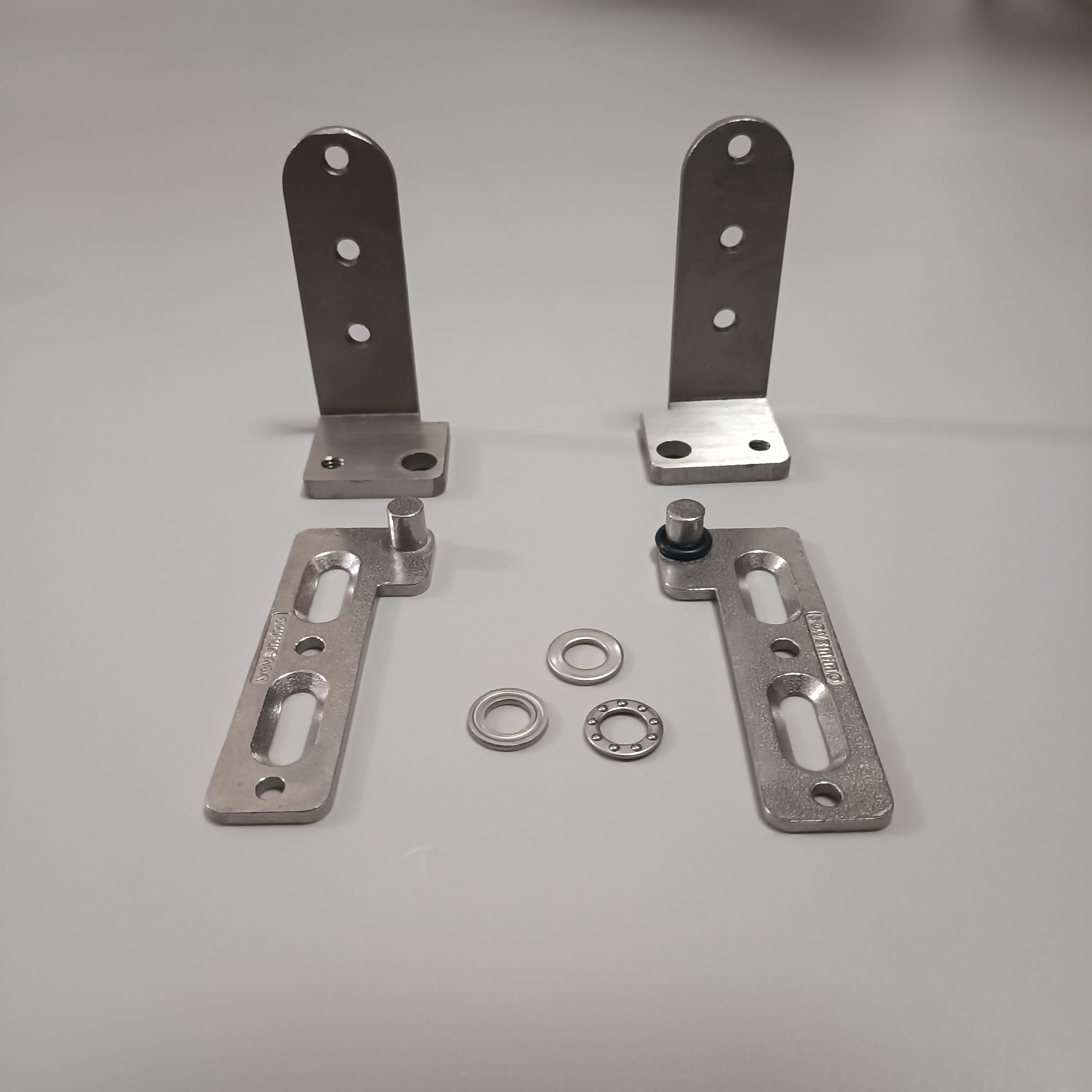 304 stainless steel finely cast concealed heaven and earth hinge with bearing wood door fire door shower room invisible hinge-Taobao