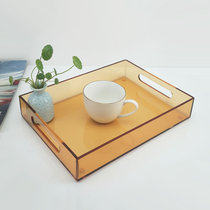 Acrylic tray cosmetics Nordic coffee desktop dresser shelf collection box washing in tray