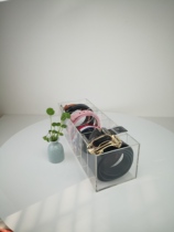 Acrylic belt collection box transparent belt belt box Doug household shopping mall display shelf customized