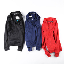 Stock tail single autumn and winter New pullover hoodie men plus velvet warm top loose outdoor casual wear
