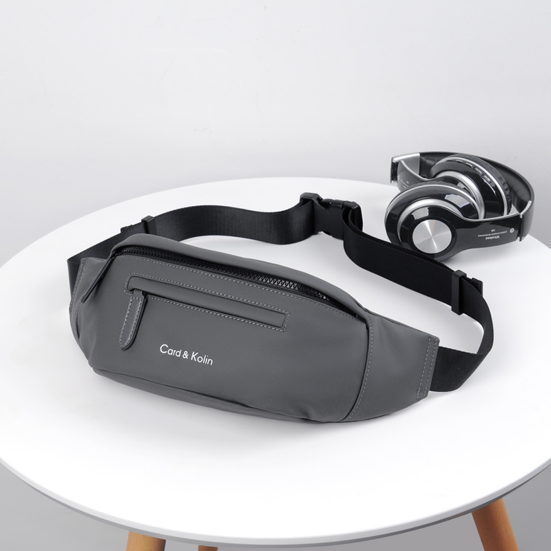 CardKolin Men's Waist Bag Multifunctional Oxford Cloth Chest Bag Messenger Bag Trendy Men's Bag Casual Shoulder Bag