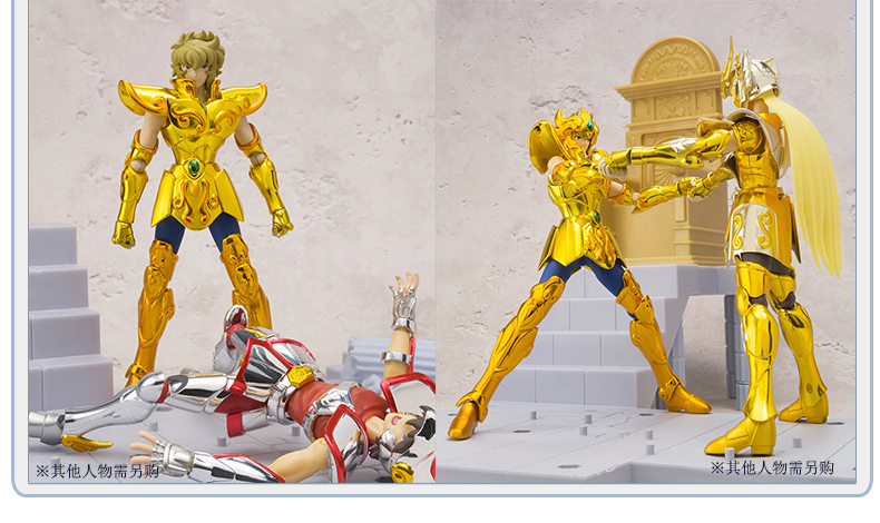Người mẫu tay Bandai DDP Leo Aeoria Gold Saint Seiya Lions Palace flash với cảnh - Gundam / Mech Model / Robot / Transformers gundam mô hình