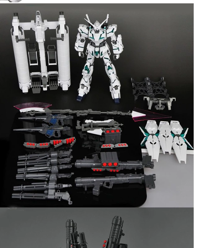 Mô hình Bandai Gundam MG 1/100 RX-0 được trang bị đầy đủ vũ khí hội đồng quản trị kỳ lân để gửi khung - Gundam / Mech Model / Robot / Transformers