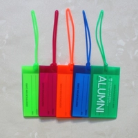 Многоцветная багажная бирка для путешествий, чемодан, с печатью вашего логотипа