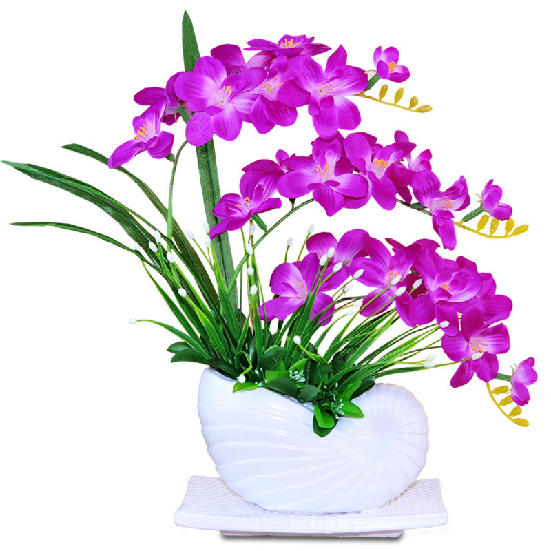 Small landing butterfly Lankflower art bonsai emulated drying flower set decoration fake floral floral drawing room to furnish floral pendulum piece