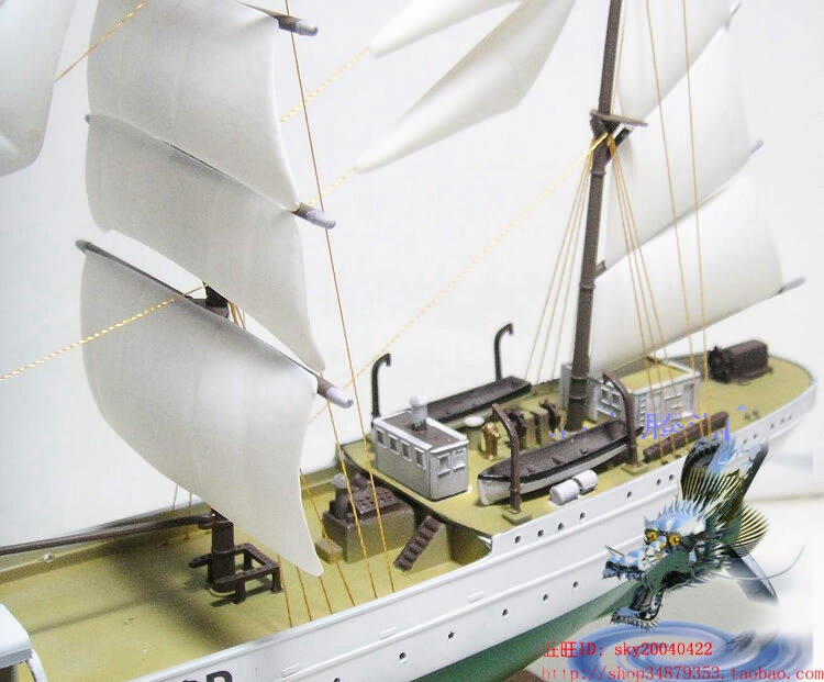 Корабль 西西利lee 01053 1：350 三桅帆船依格/鹰号塑料拼装军舰帆船模型