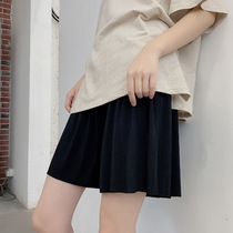 Pregnant Woman Shorts Summer Thin style Outer wear Loose Summer 100 Pleats Ice Silk Broadleg 50% Toabs Bottom Pants