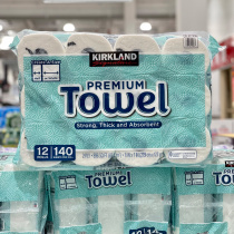 Shanghai Costco Kirkland Kokland kitchen with paper towels water-absorbing oil stain for household 140 sheets * 12 volumes