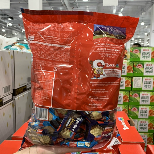 Shanghai Costco Италия импортировала Loacker Laijia Hybrid Mini Biscuits Chocolate 800G