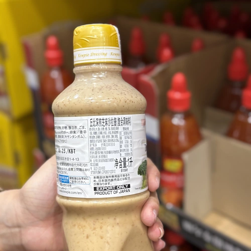 KEWPIE Kewpie Соус для салата с кунжутом, обжаренный во фритюре 1 л Соус для японского фруктово-овощного салата