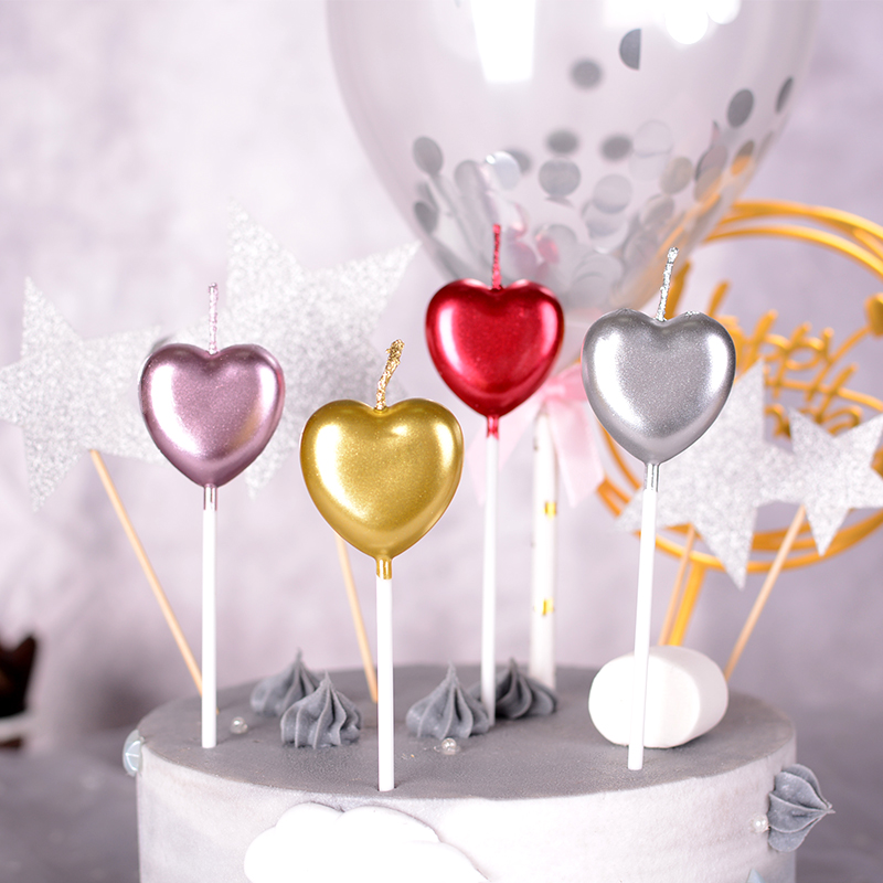 Loving Birthday Candle Cake Decoration Creative Children Party Creative Romantic Valentine's Day Decorative Candle