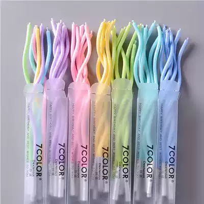 Birthday Candles Linglong Rainbow Candle Cake Party Creative Modeling Proposal Gift Party Supplies Decoration