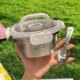不锈钢保鲜盒便携外出野餐密封水果盒便当盒小学生饭盒冰箱收纳盒