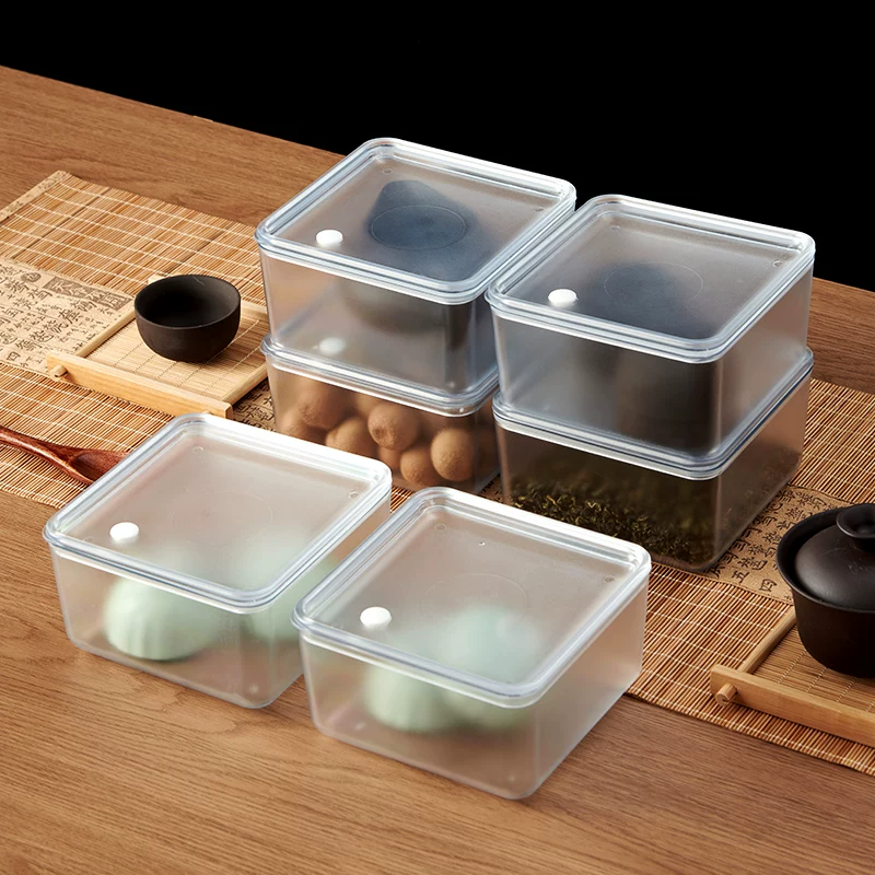 Tea cup, tea set, storage box sealed, dustproof Puerh tea, teapot