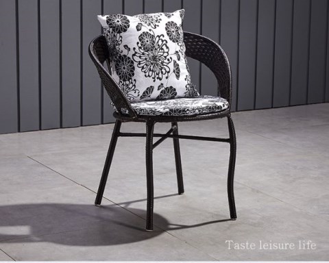 Wicker ghế ngoài trời bàn và ghế ô kết hợp sân ngoài trời bàn ghế ngoài trời đồ nội thất giải trí ngoài trời ban công chỗ ngồi ba mảnh ghế hồ bơi ngoài trời