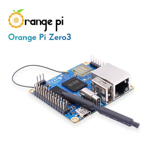 Orange Pi Zero3 Development Board with Allwinner H618 Chip, Wifi, Bluetooth, 1/1.5/2/4g Memory