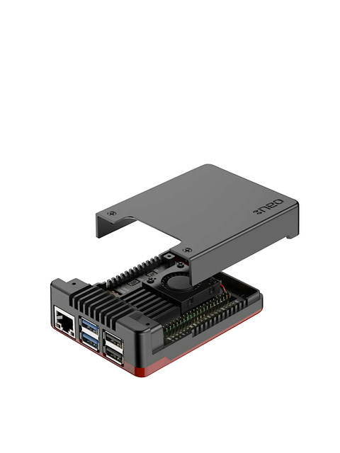 Raspberry Pi 5Th Generation Argon Neo 5 Aluminum Alloy Case with Passive Cooling and Active Pwm Cooling Fan