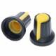Potentiometer Knob Switch Cap (Heart-Shaped Knob, Various Colors) Inner Diameter 6mm, Outer Diameter 15Mm*Height 17mm