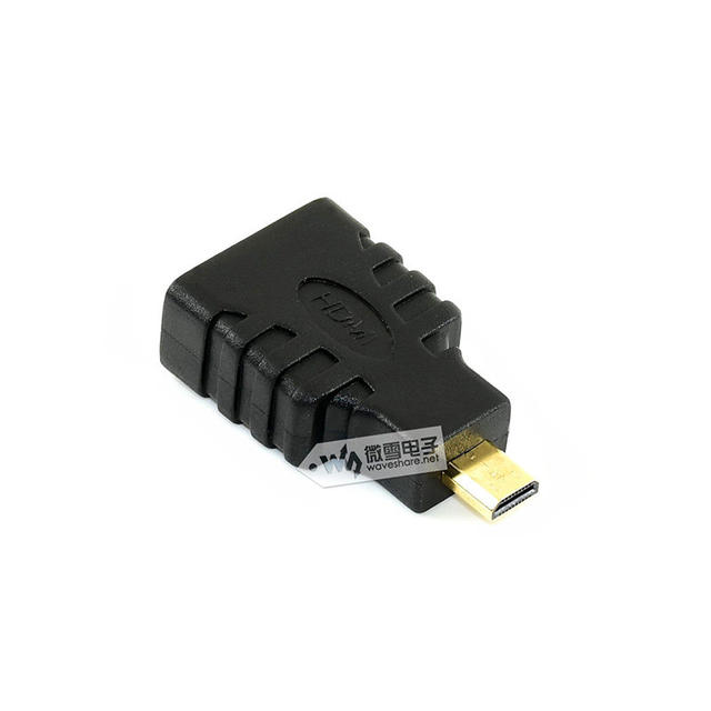 Weixue Raspberry Pi 4 HDMI Female Port Adapter Cable Hd Cable HDMI to Micro HDMI Male Port Adapter