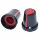 Potentiometer Knob Switch Cap (Heart-Shaped Knob, Various Colors) Inner Diameter 6mm, Outer Diameter 15Mm*Height 17mm