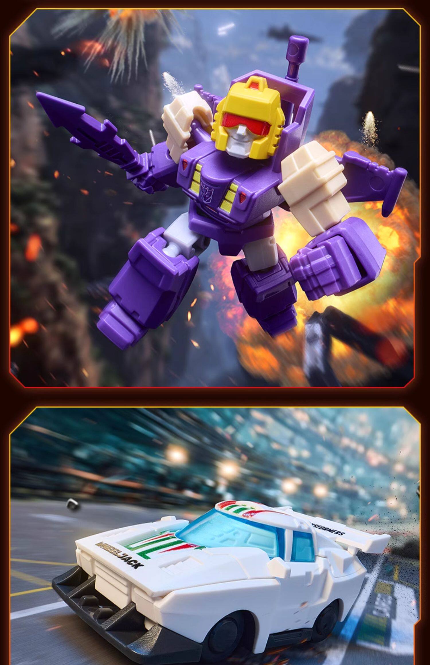 Original Transformer Blindbox-Spielzeug Defender Version Megatron Optimus Prime Starscream Bumblebee Bausteine Actionfigur – Detail 20