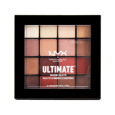 NYX大地色16色眼影盘珠光哑光自然持久修容防水南瓜色彩妆盘ins火