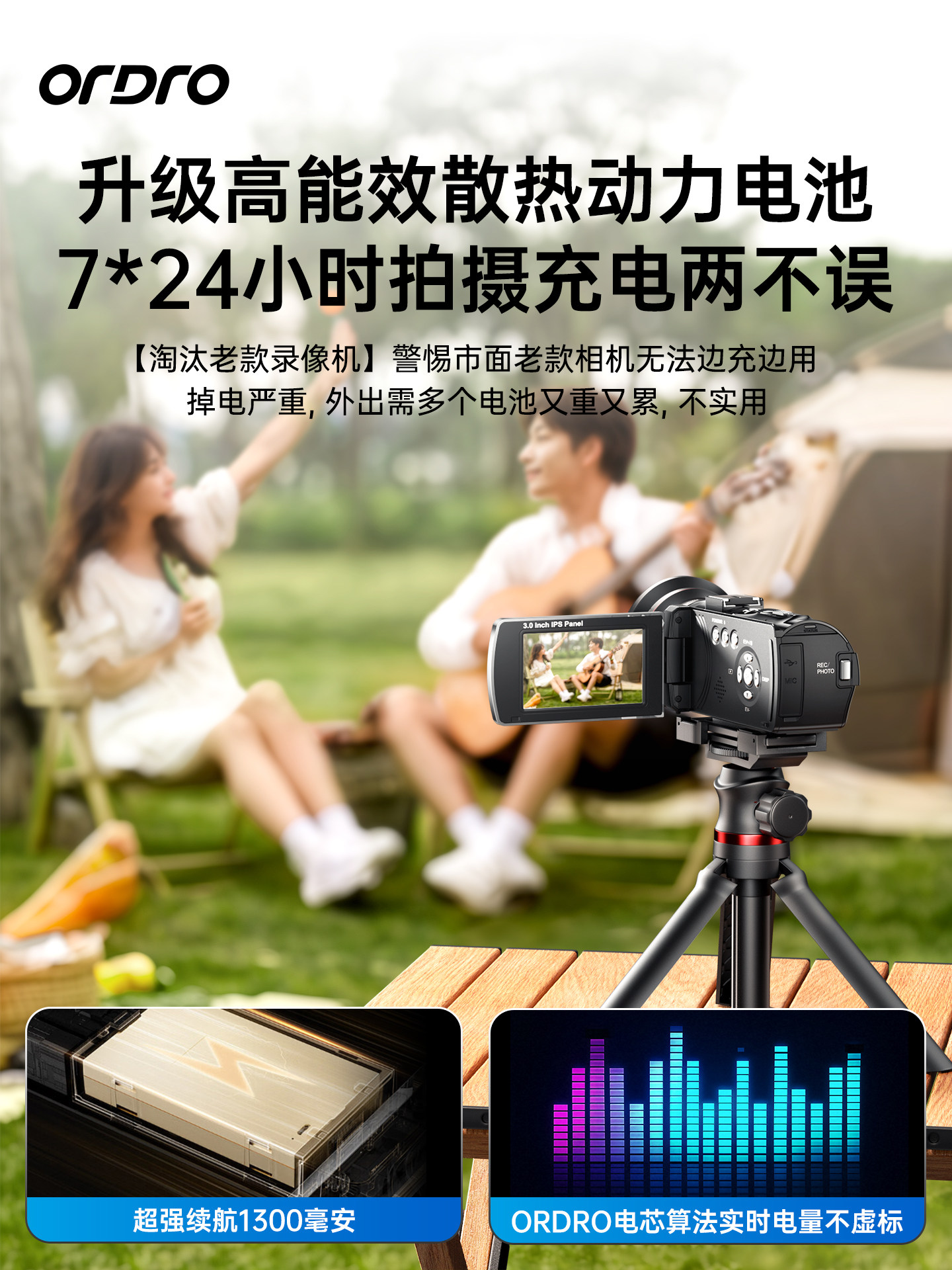 Ouda Z36 High-Definition 4K Digital Camera Home Video Recorder Handheld Dv Photography Travel Vlog Recording Camera