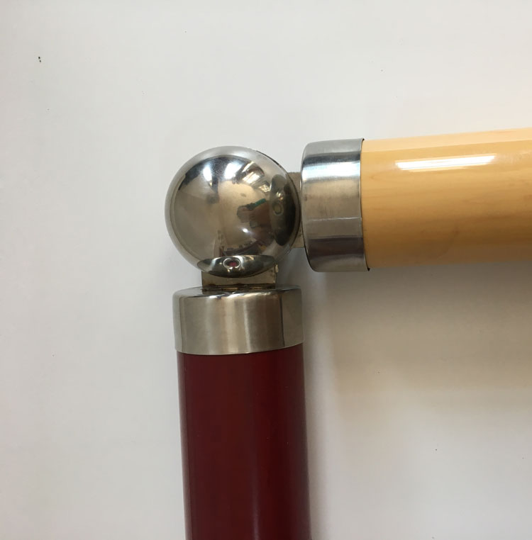 Stairway armrest connecting universal joint right angle joint stairway accessories